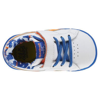 Reebok Classic Step N' Flash 3.0 Infants (white/blue)