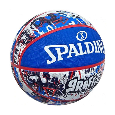 Spalding Blue Red Graffiti Sz7 Rubber (Sz7)