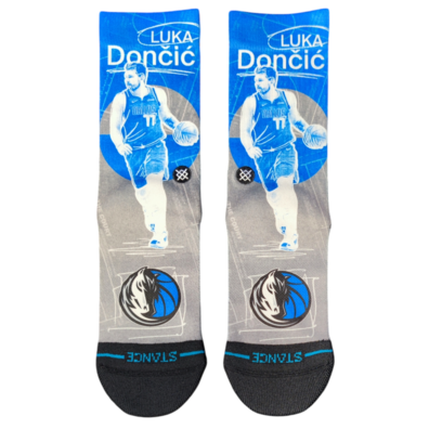 Stance Casual NBA Dallas Mavericks Luka Doncic Pasted Socks