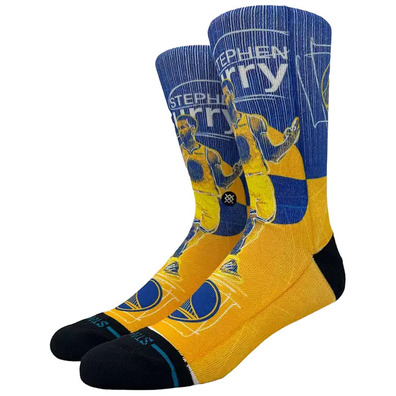 Stance Casual NBA Golden State Warriors Steph Curry Pasted Socks