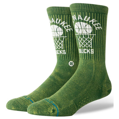 Stance Casual Vintage Milwaukee Bucks Crew Socks