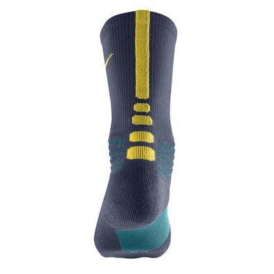 Calcetines Nike Hyper Elite Basket Crew (497/azul/amarillo/verd)