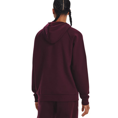 UA Men's Rival Fleece Logo Hoodie "Dark Maroon"