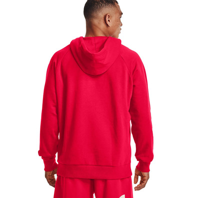 UA Rival Fleece Big Logo Hoodie "Radio Red"