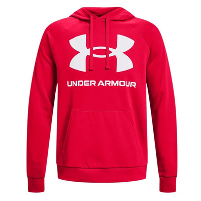 UA Rival Fleece Big Logo Hoodie "Radio Red"