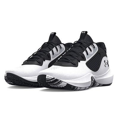 Under Armour Basketball Unisex Lockdown 6 "White-Jet Gray"