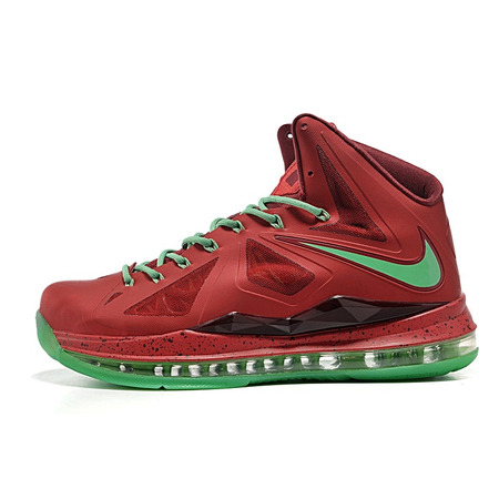 Lebron X "Christmas 2012" (600/red/green)