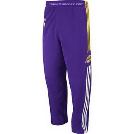 Adidas Pantalón Lakers  (pupura/amarillo)