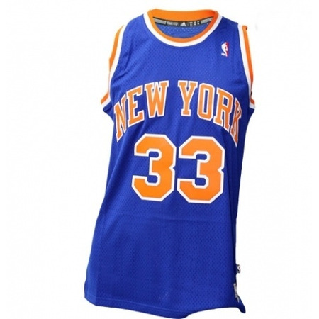 Adidas Camiseta Swingman Pat Ewing Knicks (azul/laranja)