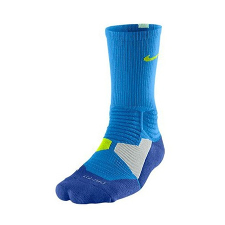 Calcetines Nike Hyper Elite Basket Crew (473/Azul/Lima/Pistacho)