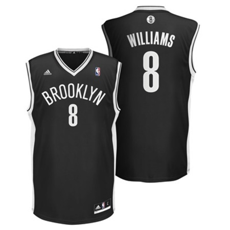 Adidas Camiseta Réplica Deron Willians Nets (negro/blanco)