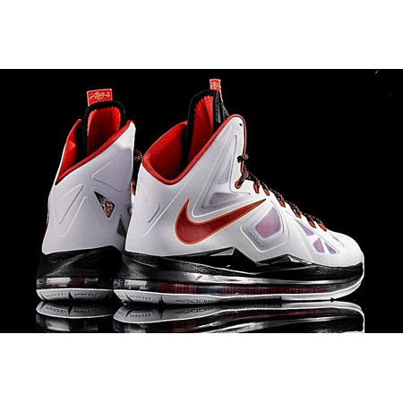 Lebron X "Home" (100/white/red/black)