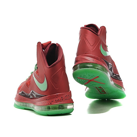 Lebron X "Christmas 2012" (600/red/green)