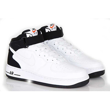 Air Force 1 Mid '07 "WhiteBlack" (124/blanco/negro)