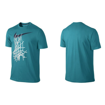 Camiseta Nike "The Swoosh Net" (372/tropical teal/navy)