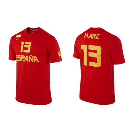 Spain Marc Gasol Replica Jersey (657/red/yellow)