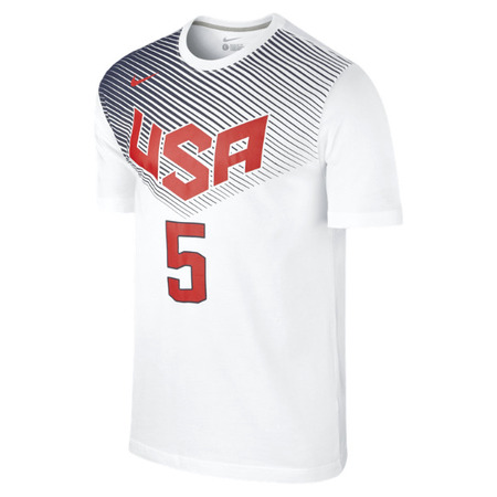 Camiseta Nike USA #5# Kevin Durant (100/white/red/navy)