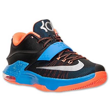 KD VII "OKC Away" (004/negro/azul/naranja/blanco)