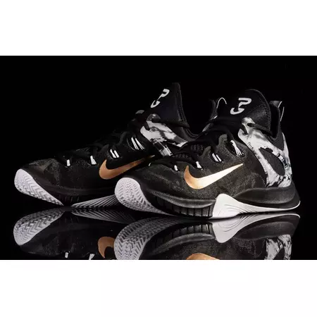 Nike Zoom Hyperrev 2015 "Paul George PE" (071/negro/blanco/oro)