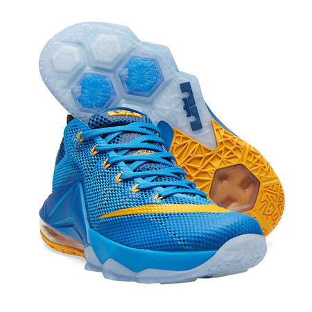 Lebron XII Low "Entourage" (484/photo blue/gold/gym bl)