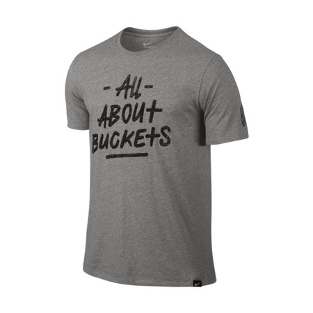 Kyrie Camiseta "All About Buckets" (063/gris/negro)