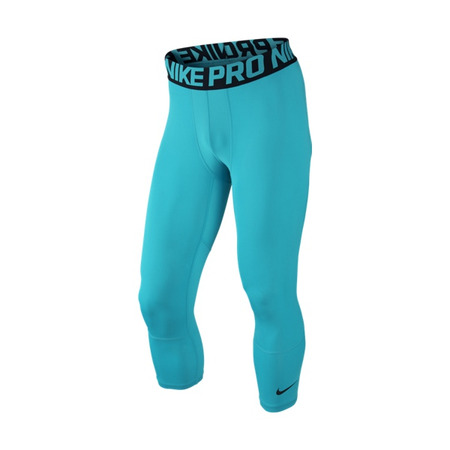 Nike Pro Hypercool Basketball Tight Three-Quarter (418/azul omega/negro)