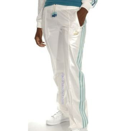 Adidas Pantalon Missy Elliot BL Logo TP Mujer (blanco/esmeralda)