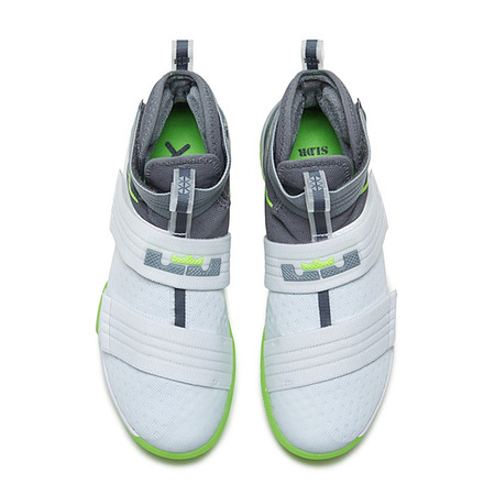 LeBron Soldier 10 SFG "Dunkman" (103/white/cool grey/elect green)