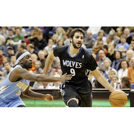 Adidas Camiseta Mangas Réplica Ricky Rubio Minesota (negro)