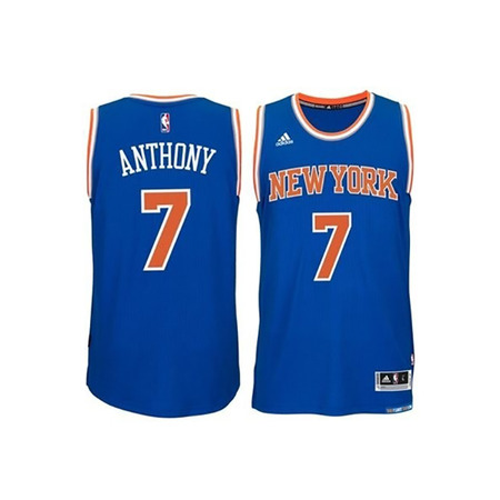 Camiseta Swingman Adidas NBA Carmelo Anthony #7# Knicks (azul)