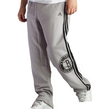 Adidas NBA Pantalón Price Point Brooklyn Nets (gris/negro)