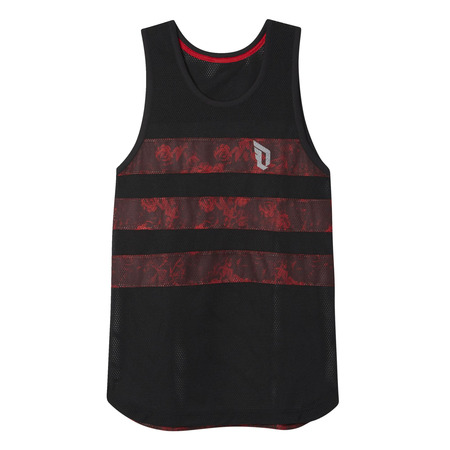 Adidas  Dame Floral Tank (red/black)