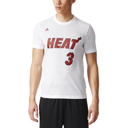 Adidas NBA Game Time Miami Heat Wave Nº 3 Tee (white)