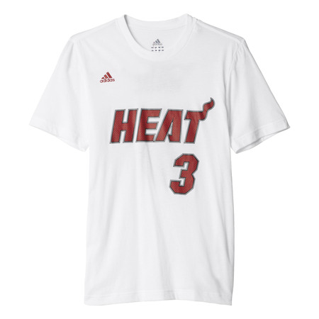 Adidas NBA Game Time Miami Heat Wave Nº 3 Tee (white)