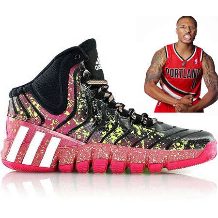 Adidas Adipure Crazyquick "Lillard All Star" (negro/rojo/volt)