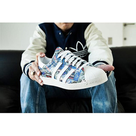 Adidas Originals SUPERSTAR 80´s Pioneers by NIGO (blanco/crema/multicolor)