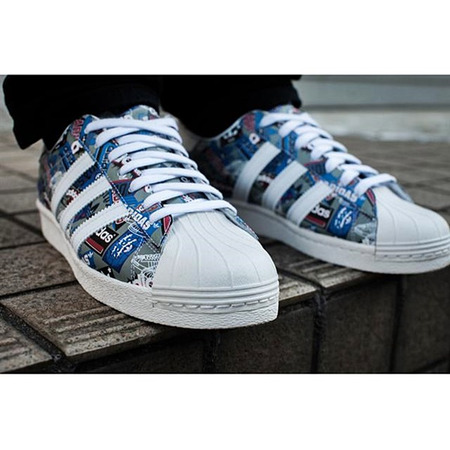 Adidas Originals SUPERSTAR 80´s Pioneers by NIGO (blanco/crema/multicolor)