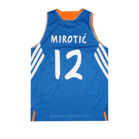 Camiseta Mirotic Real Madrid Basket 13/14 (azul/blanco)