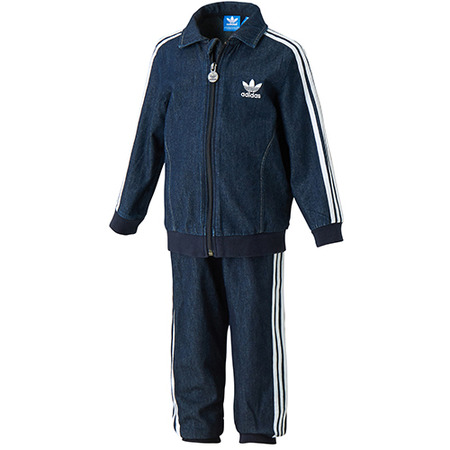 Adidas Infants  Firebird Jeans Tracksuit (denim/white)