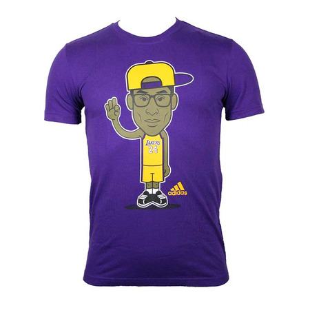 Adidas NBA GFX Caricature Kobe Tee Men´s (roxo)