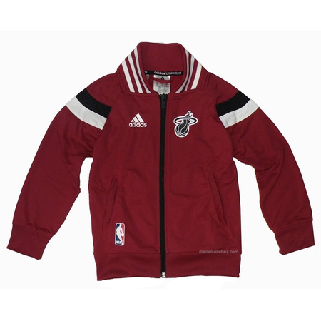 Adidas Young NBA Miami Winter Hoops Jacket (granate/white)