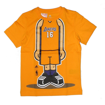 Adidas Youth GFX Graphic Tee Gasol (yellow)