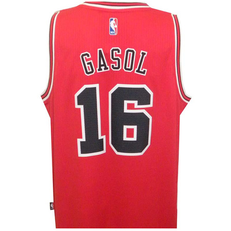 Adidas Camiseta Swingman Pau Gasol Bulls (rojo/negro)