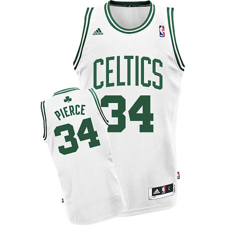 Adidas Camiseta Bordada Pierce Celtics (branco/verde)