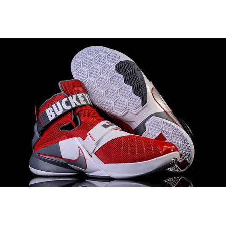 Lebron Soldier IX Premium "Ohio State" (601/red/silver/wite)