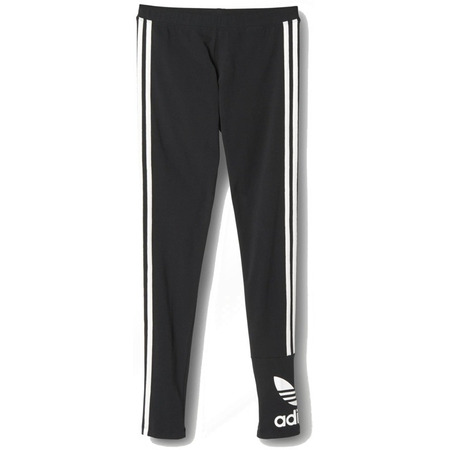 Adidas Original Leggins Trefoil (negro/blanco)