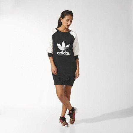 Adidas Original Sweatshirt Dress (negro/blanco)