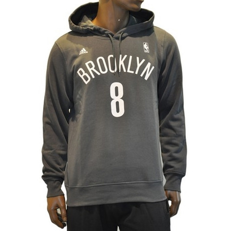 Adidas Sudadera NBA Game Time Player Brooklyn Williams Nº 8 (plomo/blanco)