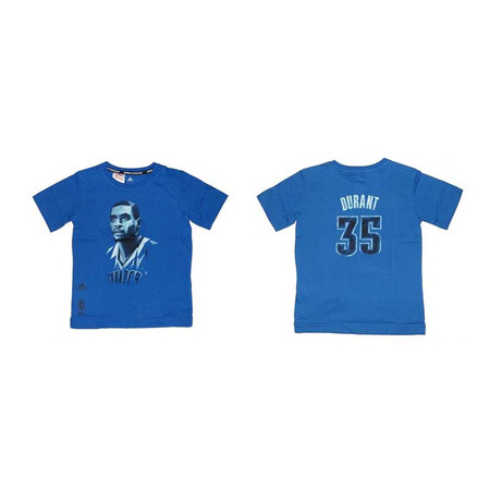 Adidas Camiseta NBA Kevin Duran Graphic Player Niño (azul)