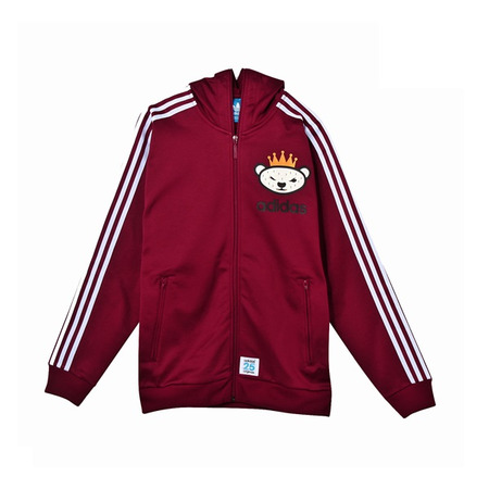 Adidas Originals Chaqueta 25 Nigo Zip THRU Flock (burdeos)